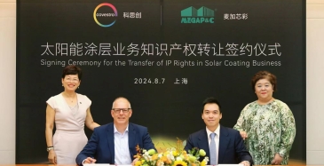 MEGA P&C Acquires Intellectual Property of Covestro's Solar Coatings Business
